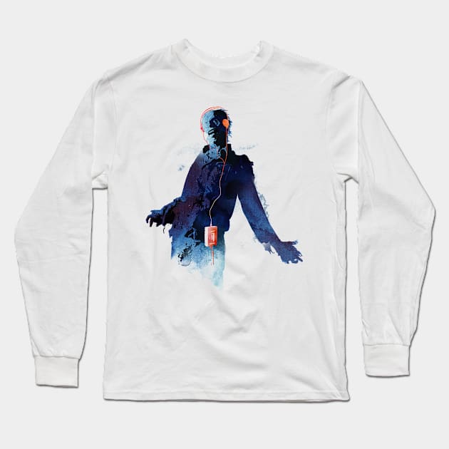 Walkman Dead Alpha Long Sleeve T-Shirt by astronaut